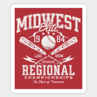 Vintage 1984 Midwest Elite Regional Championships // Retro Baseball Tournament Magnet